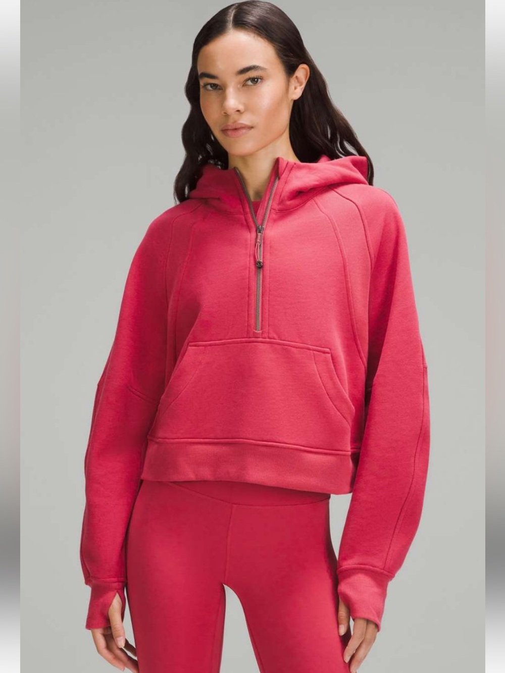lululemon athletica Half‑Zip Oversized Scuba Hoodie